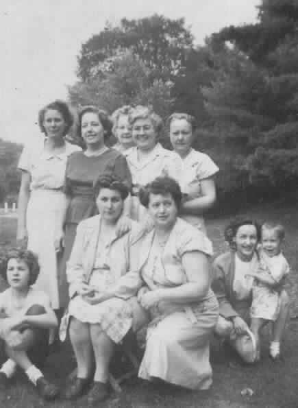 Church cousins at picnic - 1948